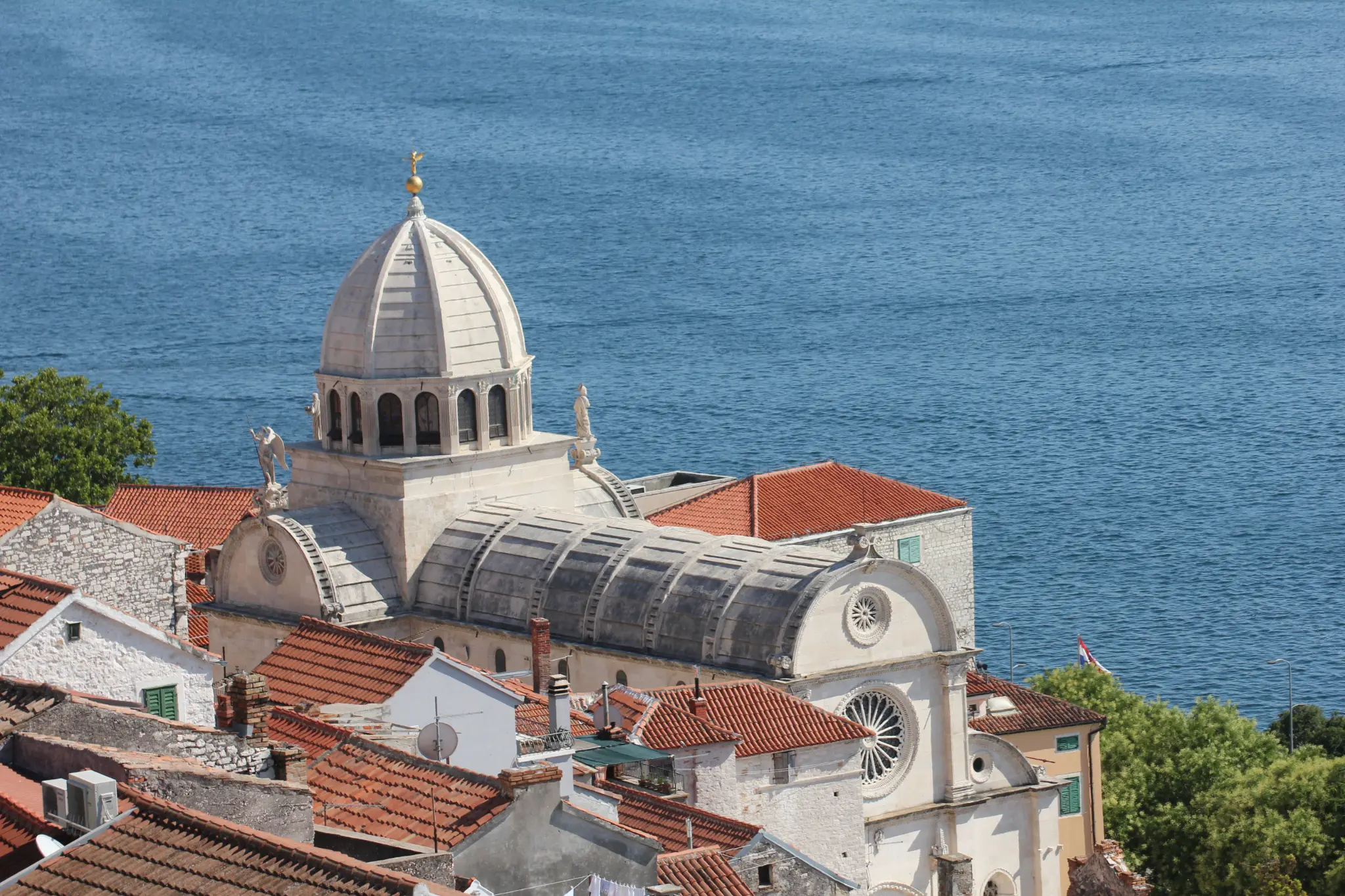 Cathedral of St. James in Šibenik beside the Adriatic
